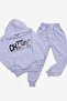 CHILDREN'S PRINTED HOODED 3-PIECE TRACKSUIT SET - 3