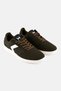Men Brand Logo Lace Up Outdoor Shoes, Dark Olive