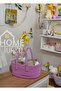 Large capacity modern jute mother baby diaper wipe laundry basket with removable organizer and handle bag - 4