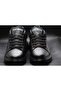 Men's Thick Sole Black Casual Sneaker Sneakers - 4