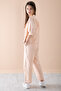 Orange Half Sleeve Girl's 3 Piece Cropped Suit 20323 - 7