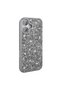 iPhone 16 Case Shiny Rhinestone Design Zore Diamond Cover - Gray