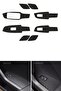 Volkswagen Polo Mk6 Compatible Interior Trim Foil Fairing Set / Matte Carbon Black - 4