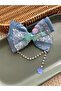 Blue Big Bow Fishtail Collet Buckle