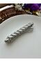 Silver Twisted Large Automatic Buckle - 2