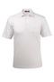 Men's Plus Size Shirt Collar White T-Shirt Classic Fit - 4910Bat - 2