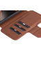 16 Pro Max Compatible Genuine Leather Card Holder Phone Case - Name Can Be Written - 8