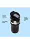 Insulated Tumbler Water Bottle - Black, 400ml - 4