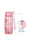Water Bottle 800ml with Grab String - Pink - 3