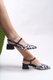 Relthaela Women's Heeled Shoes 0012021 Black Leopard - 5