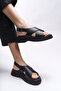 Greslaela Women's Sandals 0012300 Black Skin - 3