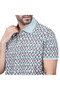 - قميص بولو للرجال 1100135-نعناعي 3XL - 2