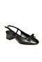U 404703609   Black Low Heeled Women's Shoes - 7
