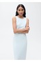 Satin dress with open back