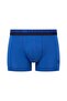 US Polo Assn80522 Men's Cotton 3-Piece Boxers-Sax&Navy Blue&Printed - 4