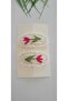 Tulip Embroidered Elegant 2-Piece Snap Clasp Braid Organic Hair Accessory Suitable for All Ages - 4