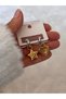 Star Heart Earrings| Zircon Stone Hoop Earrings| Star Earrings| Heart Earrings| Imported Earrings| Gold Earrings - 3