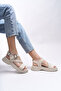 Drarnouk Women's Sandals0012202 Beige Skin - 5