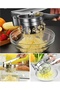 Stainless Steel Large Capacity Potato Masher and Garlic Masher with Practical Chamber