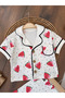 100% Cotton Double-breasted Collar Front Buttoned Comfortable Fit Summer Baby Girl Pajamas Set - 4