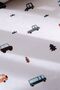 Single Child Duvet Cover Set (160X220), Organic Cotton Satin - Cars - 5