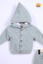 Knitwear Cardigan with Velsoft Lining Inside, Baby Girl and Boy Set 2805 - 7