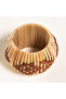 Lotus Orange Bamboo Napkin Ring 6 cm - 4