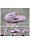 Women's Ultra Light Soundless Non-Slip Rabbit Figured Plush House Slippers