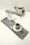 6 Pcs Rectangular Stainless Coffee Presentation Tray Modern Design - 3