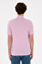 Men's Regular Fit Polo Neck Pink Basic T-Shirt 50284641-Vr041 - 5