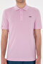Men's Regular Fit Polo Neck Pink Basic T-Shirt 50284641-Vr041 - 6