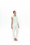 Women's Mint Pajama Set - 20079 - 3