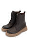 Women's Genuine Leather Brown Casual Boots - 6
