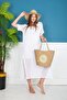 Handmade Bag, Beach Bag. Straw Bag Large Bag, Daily Handle Bag Jute Bag - 2