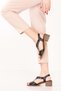 Women's Genuine Leather Mid-Heeled Daily Stylish Sandals Anl.2690 - 4