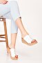 Women's Genuine Leather Platform Sole Slippers Anl.3241