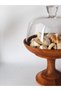 Wooden presentation holder, with lid, cookie holder, glass lid presentation holder, standing presentation holder - 2