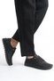 Genuine Leather Soft Comfortable Flexible Lace-Up Casual Mother Black Classic Women's Shoes - 3