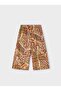 Girl's Printed Wide Leg Trousers 3536 - 3