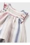 Girl Newborn Baby Linen Dress with Diaper Cover 1829 - 3