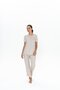 Women's Beige Pajama Set - 20052