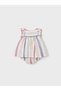 Girl Newborn Baby Linen Dress with Diaper Cover 1829 - 2