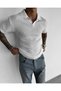 Breathable Anti-Sweat Cotton Polo Neck Slim Fit T-Shirt Soft Textured Comfortable Summer T-Shirt - 2