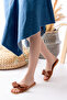 Ribbon Detail Women's Slippers Comfortable Light Sole - 2