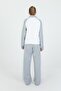 Girl's Half-Zip Top + Wide-Leg Sweatpants Set – Comfortable Fit – Stretch Fabric Pique Fabric 2-Piece Set - 6