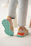 Women's Design Sole Colorful Sneaker Snena Beige - 3