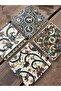 Printed Natural Stone Coasters Set of 4 Colorful - 3