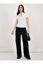 Round Neck Bow Detail Fitted T-Shirt - 2