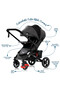 Teknum Reversible Moon Walk Stroller Black - 2