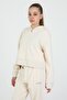 Girl's Hooded Zippered Adjustable Waist Tracksuit Set - 4